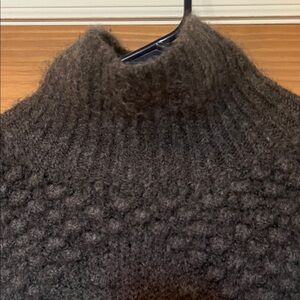 Free People Turtle Neck Bradley pullover in charcoal Grey size xs